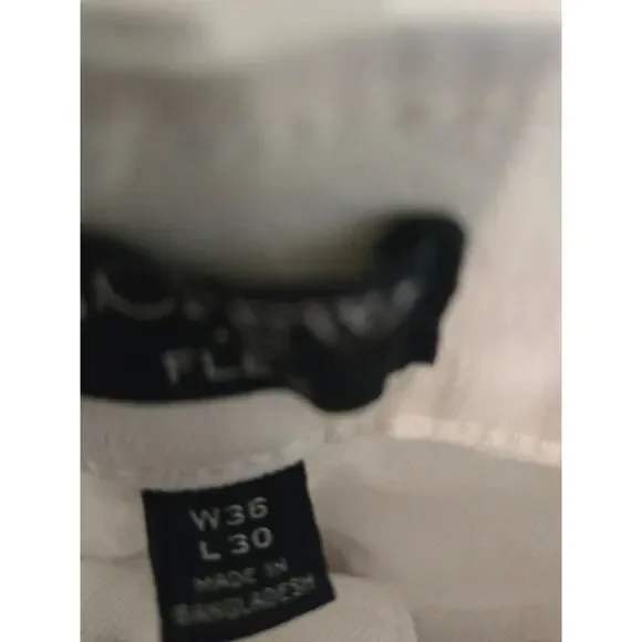 NWT J.Crew Slim-fit flex jean in white mens size 36x30 - Picture 6 of 6